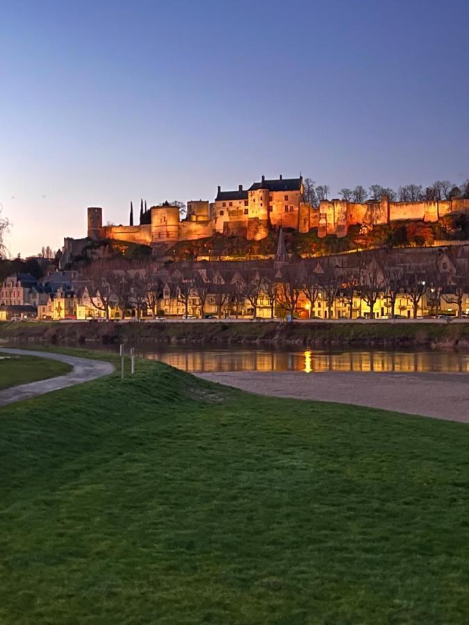 Le Rabelais, Superbe Appartement En Duplex, Proche Forteresse Et Monument Historique Chinon Kültér fotó
